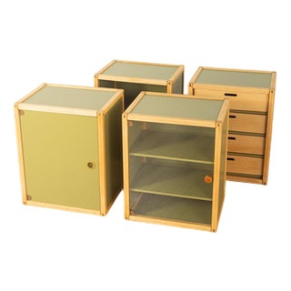 Modular Cabinet from Flötotto, 1980s, Set of 4 For Sale
