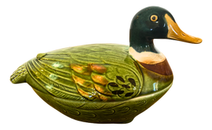 French Faience Covered Dish, 1960