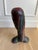 1970s Studio-Made Hand-Painted Clay Bust – Modernist Elongated Head Sculpture, Matte Finish, 14” For Sale - Image 4 of 9
