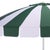 Modern Buti 9 Ft Crank Umbrella, Green Cabana Stripe/White Pole For Sale - Image 3 of 8
