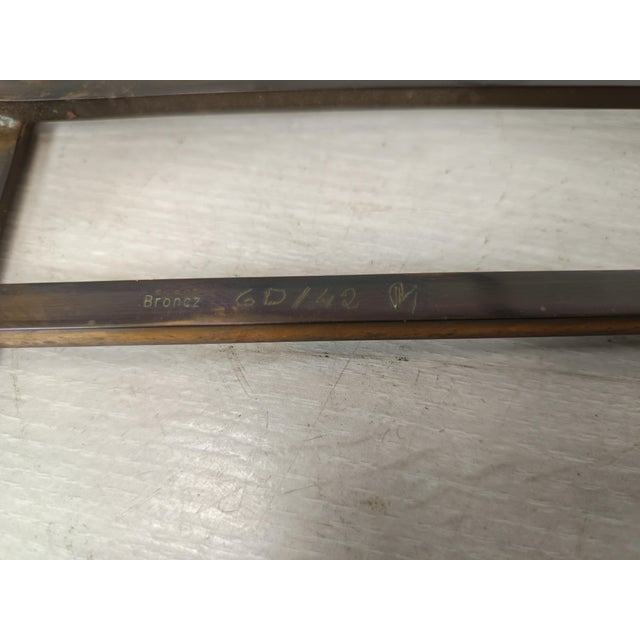 Gold Bronze Side Table, 1970s For Sale - Image 14 of 16