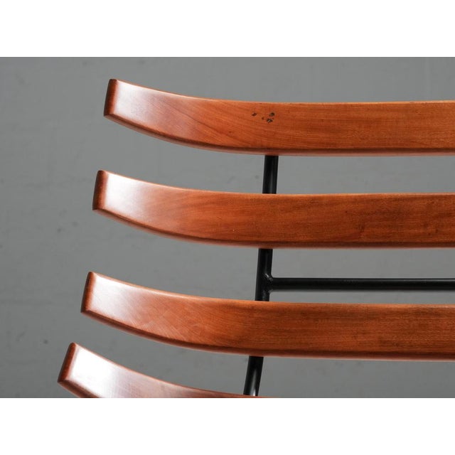 Wood Set of Costela Lounge Chairs attributed to M. Eisler and C. Hauner, Brazil, 1950s For Sale - Image 7 of 11