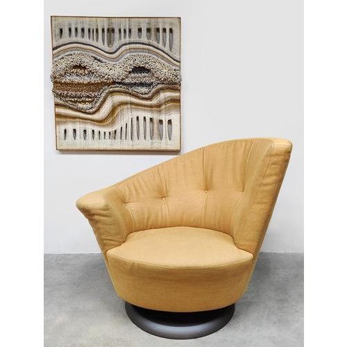 Italian Arabella Swivel Lounge Chair by Massimo Scolari for Giorgetti For Sale - Image 5 of 6