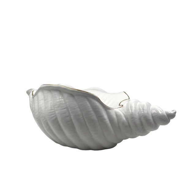 Large Hollywood Regency Ceramic Shell Sculpture, Italy, 1970s For Sale - Image 15 of 18