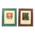 French Art Deco Mercier Freres / Gazette Du Bon Ton Prints W House of Heydenryk Silver Gilt Frames - Set of 2 For Sale