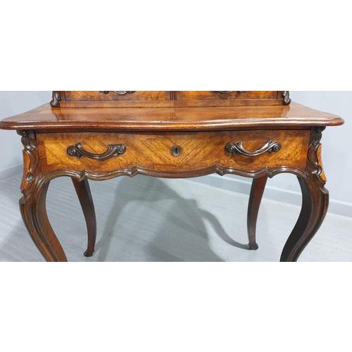 Vintage French Bonheur Du Jour Desk For Sale - Image 11 of 18
