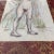 Original Female Nude Vintage Ink & Colored Pencil Drawing 1950’s For Sale - Image 4 of 6
