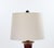 Mid 20th Century Pair of Mid-20th Century Burgundy Red Porcelain Chinoiserie Heron Table Lamps For Sale - Image 5 of 12