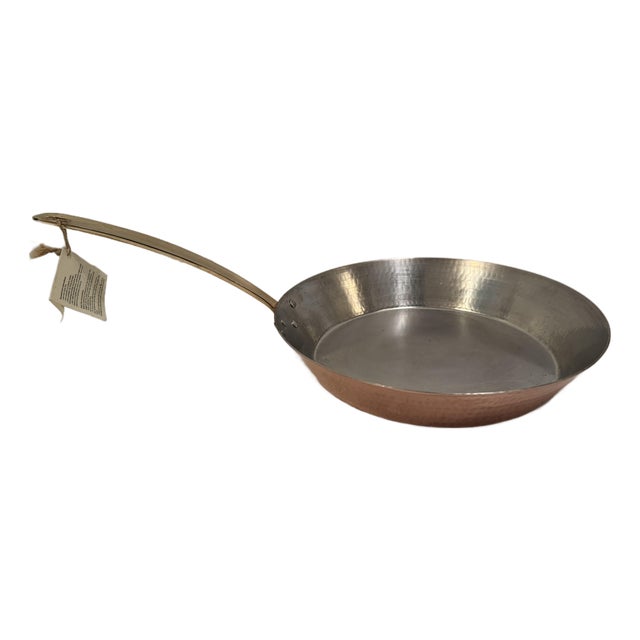 Hak Art Hammered 11” Copper Fry Pan For Sale