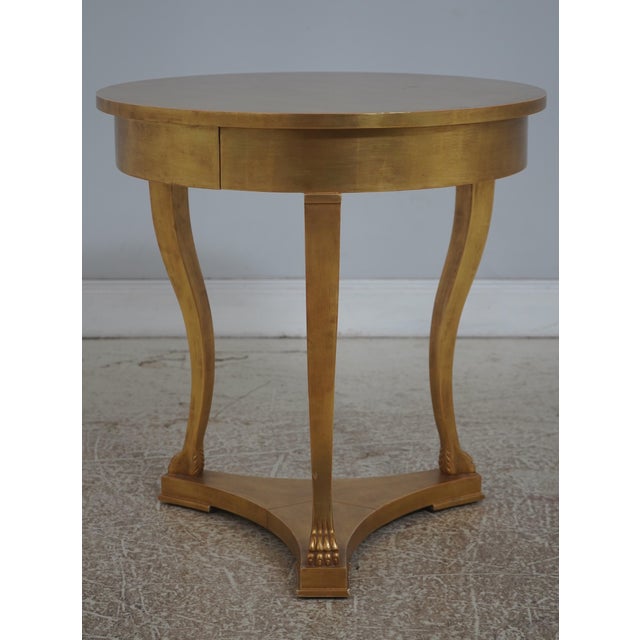 Age: Approx: 40 Years Old Details: Ball & Claw Feet High Quality Construction Gold Gilt Finish Traditional Style Empire...