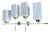 Mid-Century Modern French Glass Sconces, 1960s, Set of 2 For Sale