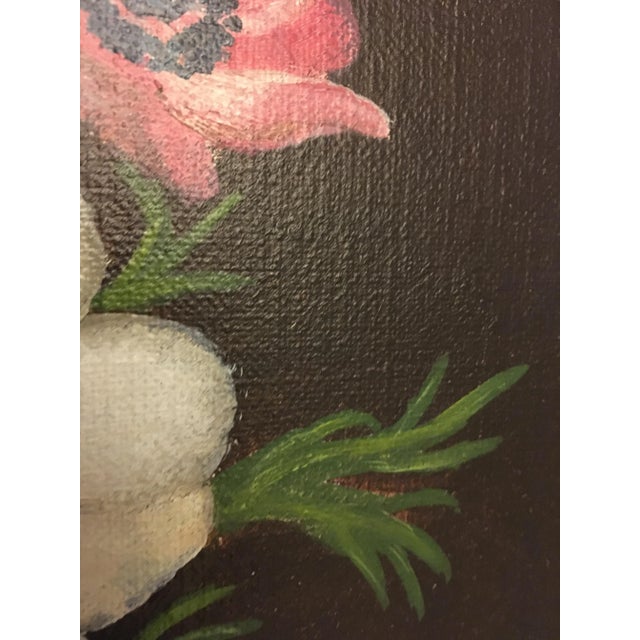 Brown G. Van Eldeveg, Oil Painting, Flowers, 1988s For Sale - Image 8 of 18