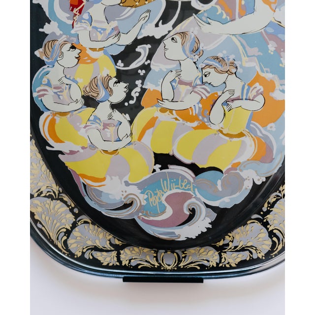Vintage Glass and Metal Wall Art by Bjørn Wiinblad for Rosenthal Germany For Sale - Image 9 of 12