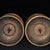 Pair of Bronze Candle Holders — Curved Dish & Trumpet Base, Aged Patina For Sale - Image 4 of 9