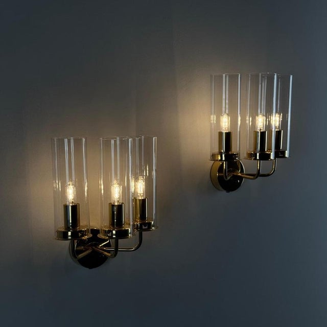 Metal Model V 169/3 Sonata Wall Lamps by Hans-Agne Jakobsson for AB Markaryd, Sweden, 1960s, Set of 2 For Sale - Image 7 of 16