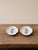 An authentic matching pair of Meissen porcelain bowls of German production, featuring the classic blue floral motif and a...