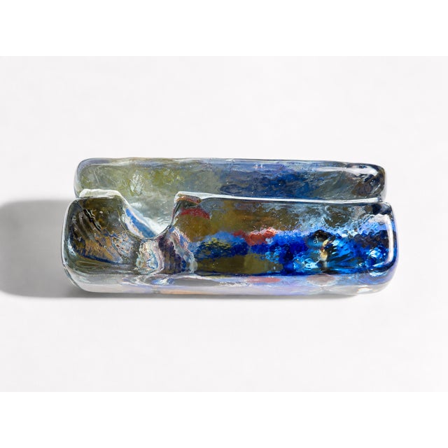 1960s Murano Acquario Sculptural Glass Solifleur Vase by Alfredo Barbini, Italy, 1960s For Sale - Image 5 of 8