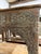 1920s Hand-Carved Lattice Console Table – Ornate Solid Wood Hallway Accent For Sale - Image 4 of 6