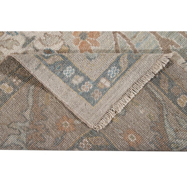 21st Century Modern Sultanabad Wool Rug For Sale - Image 10 of 11
