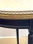 Antique French Bouillotte Table, Brass Gallery & Mirrored Top For Sale In West Palm - Image 6 of 14
