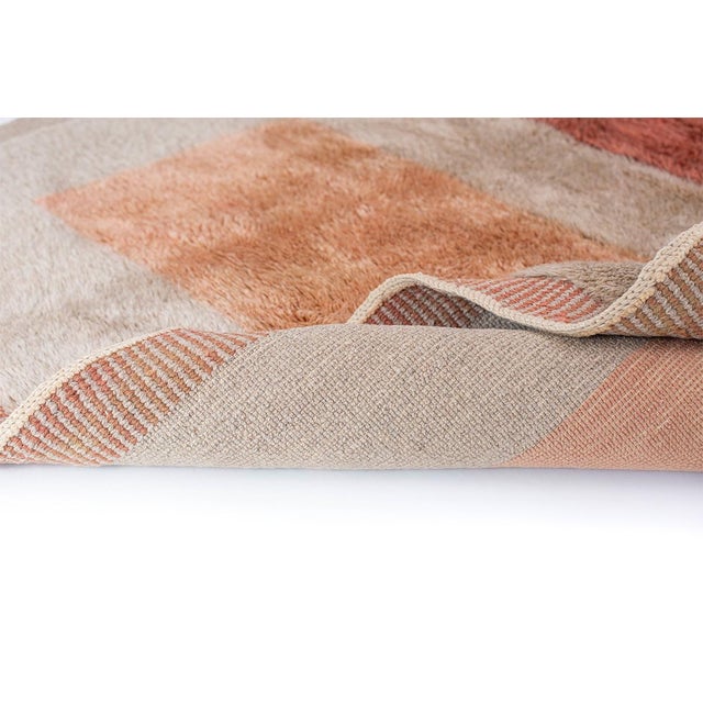 Early 21st Century Hand-Knotted Wool Rug by Azele Studio For Sale - Image 5 of 10