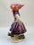 Purple Large Vintage Italian Capodimonte Hand-Made Porcelain Figurine For Sale - Image 8 of 11