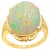 9 Carat Oval Shape Ethiopian Opal Cocktail Ring 14 Karat Yellow Gold For Sale - Image 15 of 18