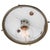 Vintage Industrial French Beige Cast Iron and Frosted Cut Glass Flush Mount by Holophane For Sale - Image 7 of 8