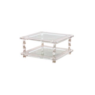 French Coffee Table in Acrylic Glass from Maison Roméo, 1970s For Sale