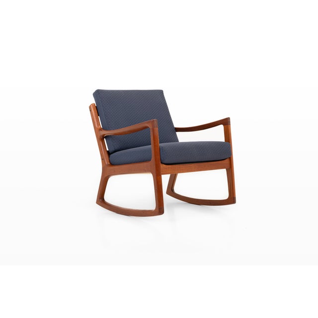 Rocking Chairs by Ole Wanscher for Cado, 1960s, Set of 2 For Sale - Image 6 of 13