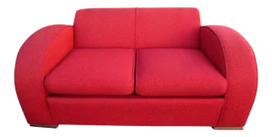 1940's Art Deco Era Club Chair Settee Sofa
