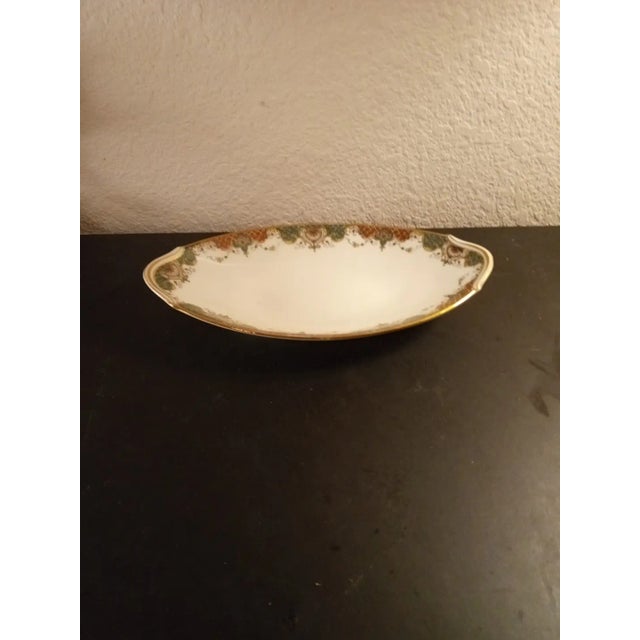 1940s Uc Limoges France Oval Bowl For Sale In Dallas - Image 6 of 6