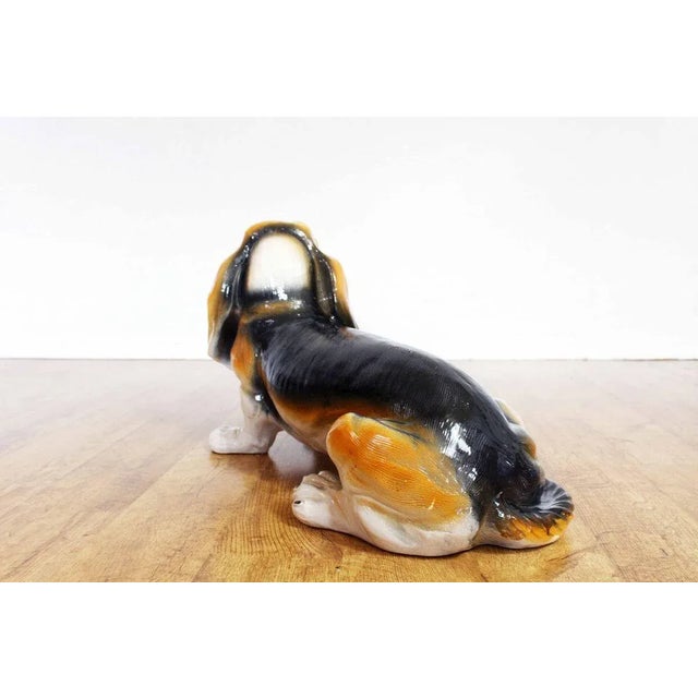 Life-Size Ceramic Basset Hound, 1970s For Sale - Image 12 of 14