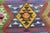 1960s Colorfull Bohemian Kilim Rug - 68"x107" For Sale In Raleigh - Image 6 of 11
