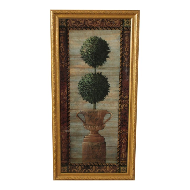 Michael Palmer Framed Print, 'Topiary Tapestry II' For Sale