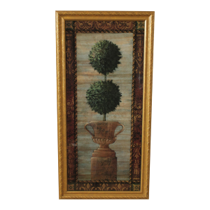 Michael Palmer Framed Print, 'Topiary Tapestry II'