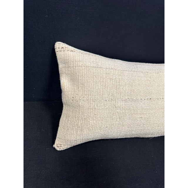 Turkish Hemp Pillow Cushion Natural Beige Cushion Cover 14"x40" #30501 Enhance your home decor with our Kilim Pillow...