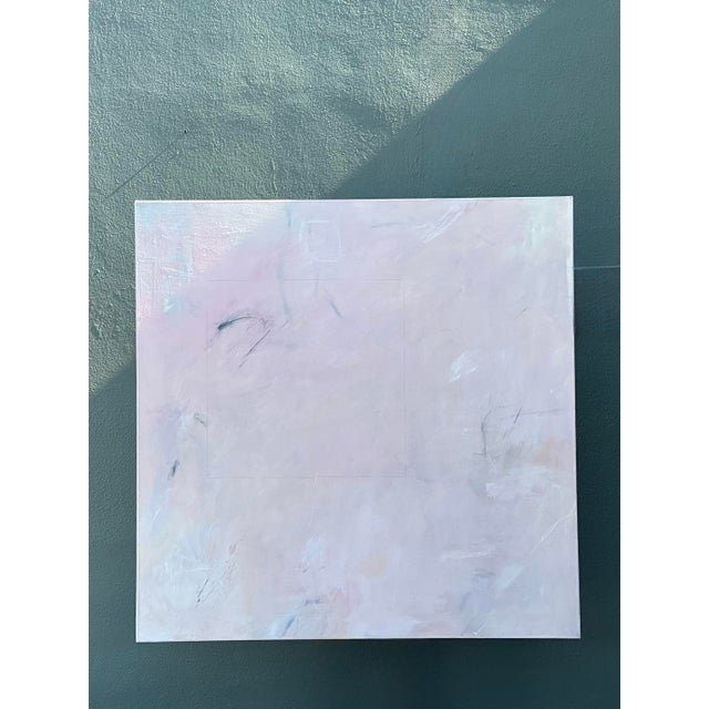 Contemporary Vintage Original Abstract Oil on Canvas For Sale - Image 3 of 12