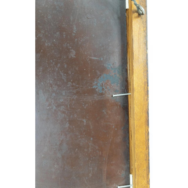 Continental European Alpine Scene Oil Painting on Tin For Sale - Image 11 of 12