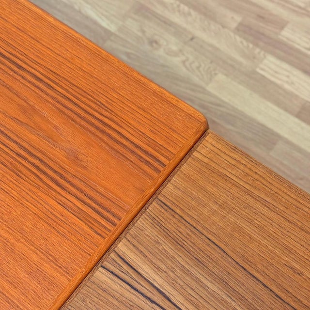 Rectangular Dining Table in Teak by Vejle Stole- Og Møbelfabrik A/S, 1950s For Sale - Image 9 of 10