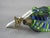 Green 2002 Neiman Marcus Blown Glass Seahorse Christmas Ornament For Sale - Image 8 of 8