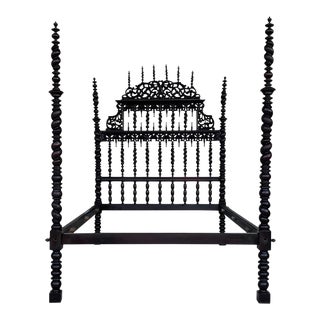 19th Century Baroque Original Four Poster Lisbon Bedframe For Sale