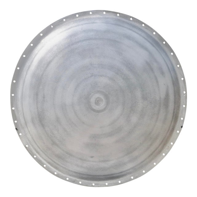 Sculpture Aluminum Disk 40" For Sale