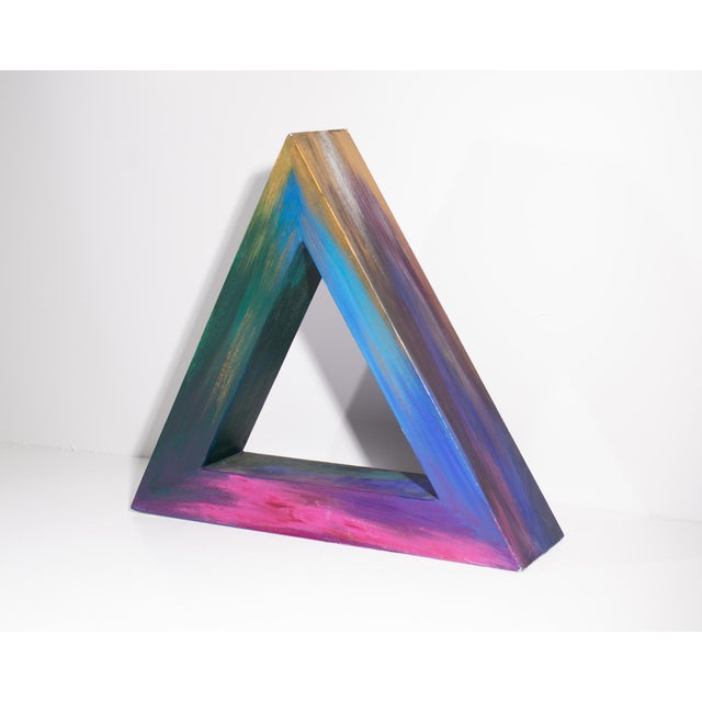 Sculpture of a Triangle by Laurie Zagon For Sale - Image 4 of 8