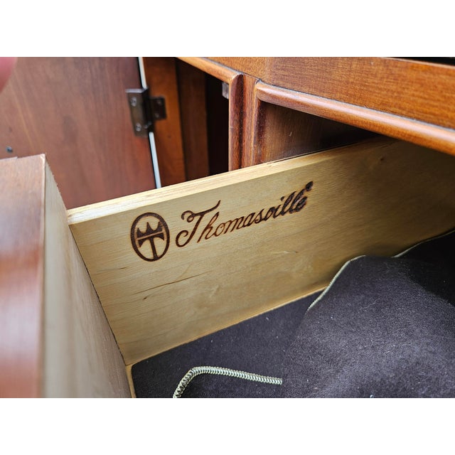 Modern Arts and Craft Style Cherry and Granite Top Sideboard Buffet For Sale - Image 13 of 13