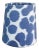 Blue & White Leopard Ikat Chandelier Shade For Sale