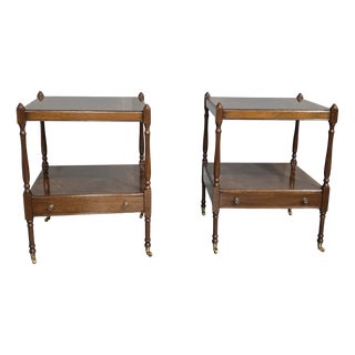 Mahogany Lamp Tables, 1920s, Set of 2 For Sale