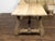 Italian 19th Century Bleached Oak Farm Table with Baroque Style Carved Base For Sale - Image 12 of 12