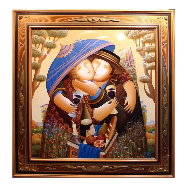 Anton Arkhipov Summer Bouquet Original Oil Painting Canvas For Sale