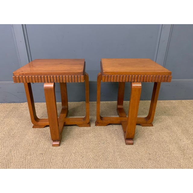 Art Deco Lamp Tables, 1925, Set of 2 For Sale - Image 3 of 10